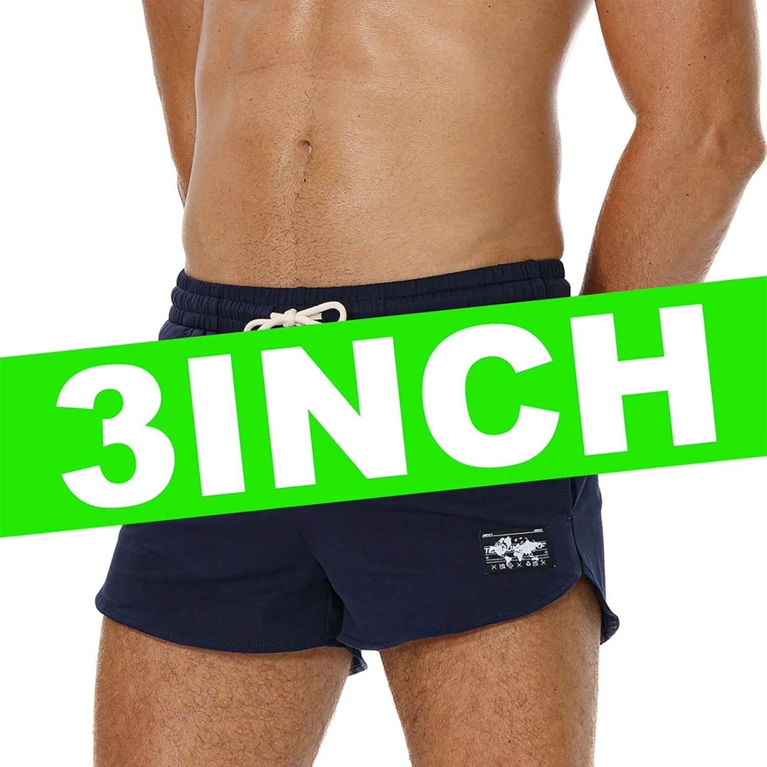 AIMPACT Men's Athletic Shorts Bodybuilding Workout Cotton Gym Shorts with Pockets