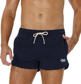 AIMPACT Men's Athletic Shorts Bodybuilding Workout Cotton Gym Shorts with Pockets
