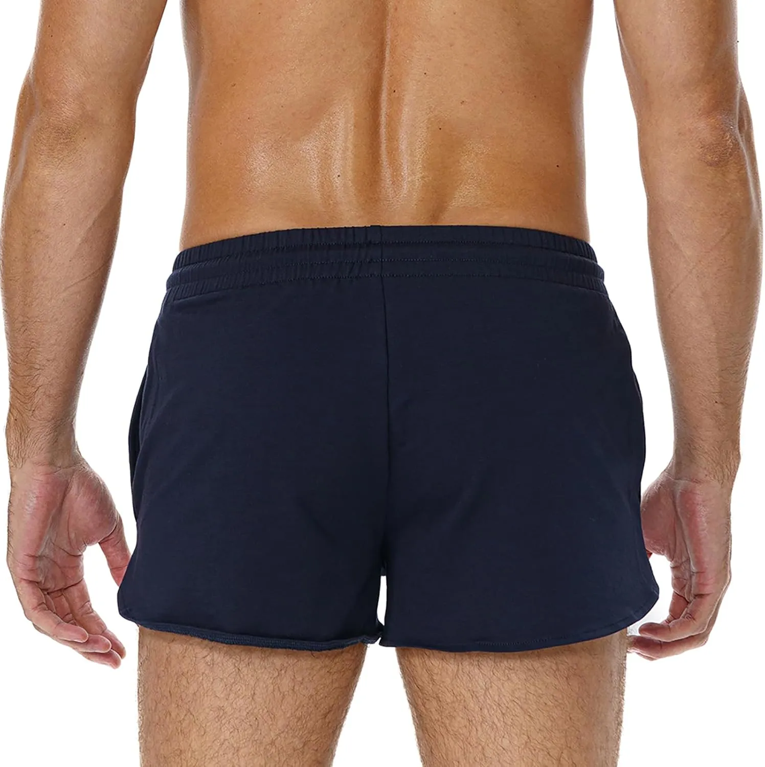 AIMPACT Men's Athletic Shorts Bodybuilding Workout Cotton Gym Shorts with Pockets