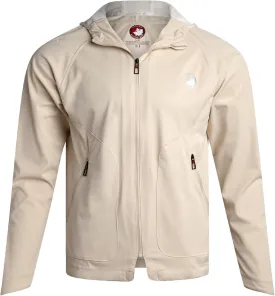 CANADA WEATHER GEAR Mens Softshell Jacket - Lightweight Water Resistant Windbreaker Jacket for Men with Reflective Neck Tape