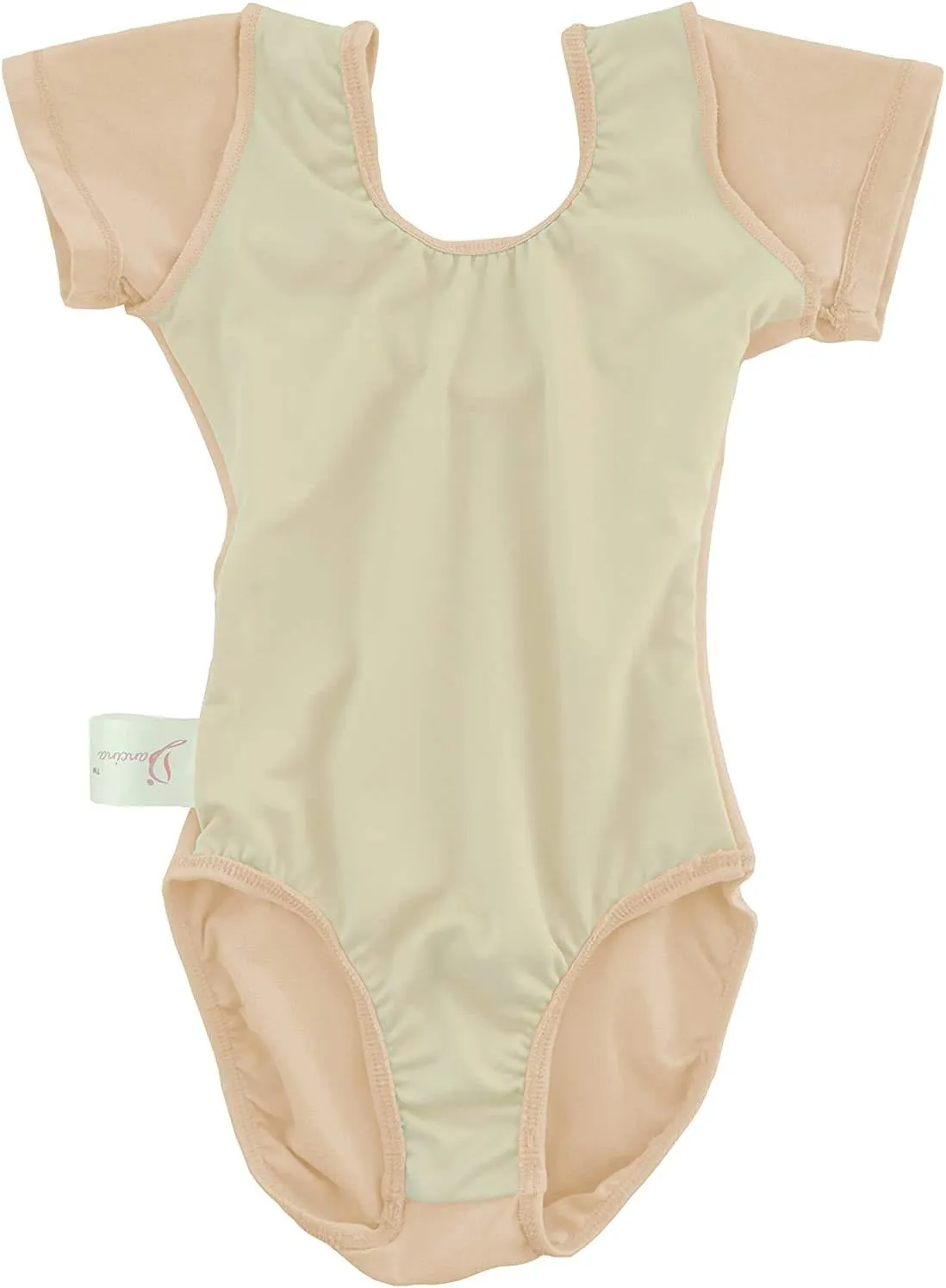 Dancina Short Sleeve Ballet Leotard for Girls Ages 2-10 (Cotton)