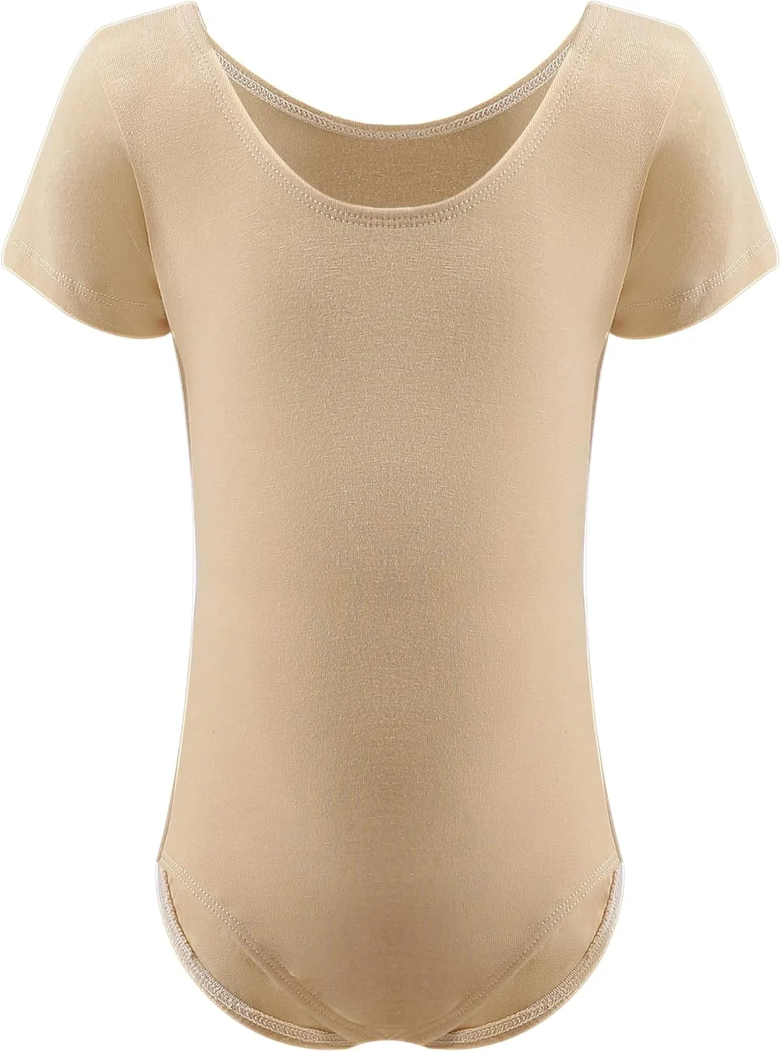 Dancina Short Sleeve Ballet Leotard for Girls Ages 2-10 (Cotton)