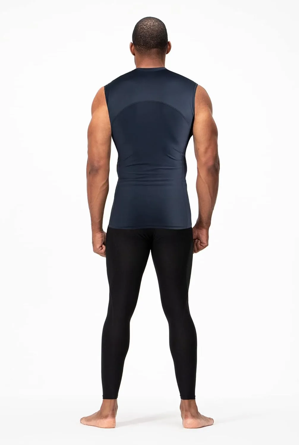 DEVOPS 3 Pack Men's Athletic Compression Shirts Sleeveless