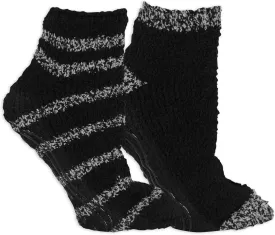Dr. Scholl's Women's Low Cut Soothing Spa Socks-Lavender & Vitamin E Infused-2 & 3 Pairs-Bottom Grippers