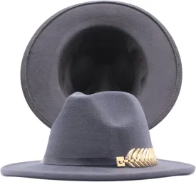 Fedora Buckle Wool Belt Panama Hat Hat Womens Wide Floppy Classic Baseball Caps High Visibility Baseball Cap Dark Gray