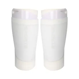 Football Shin Pads   Socks Sports Protective Equipment, Color: White (M)