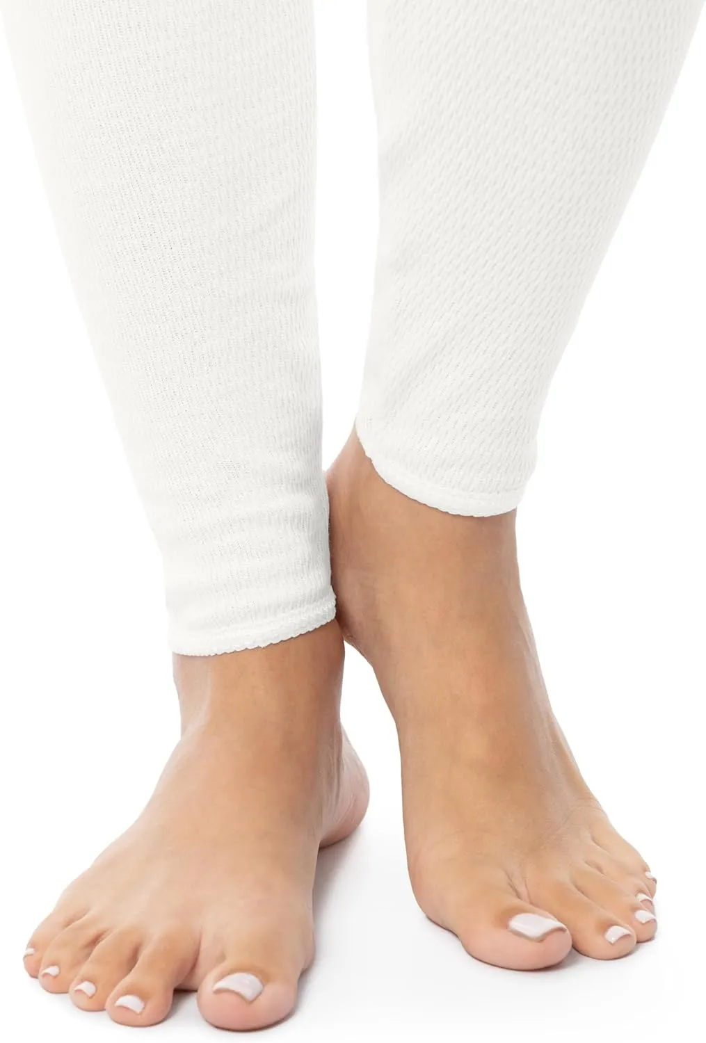 Indera Women's Combed Cotton Raschel Knit Thermals Underwear Long Johns Pant