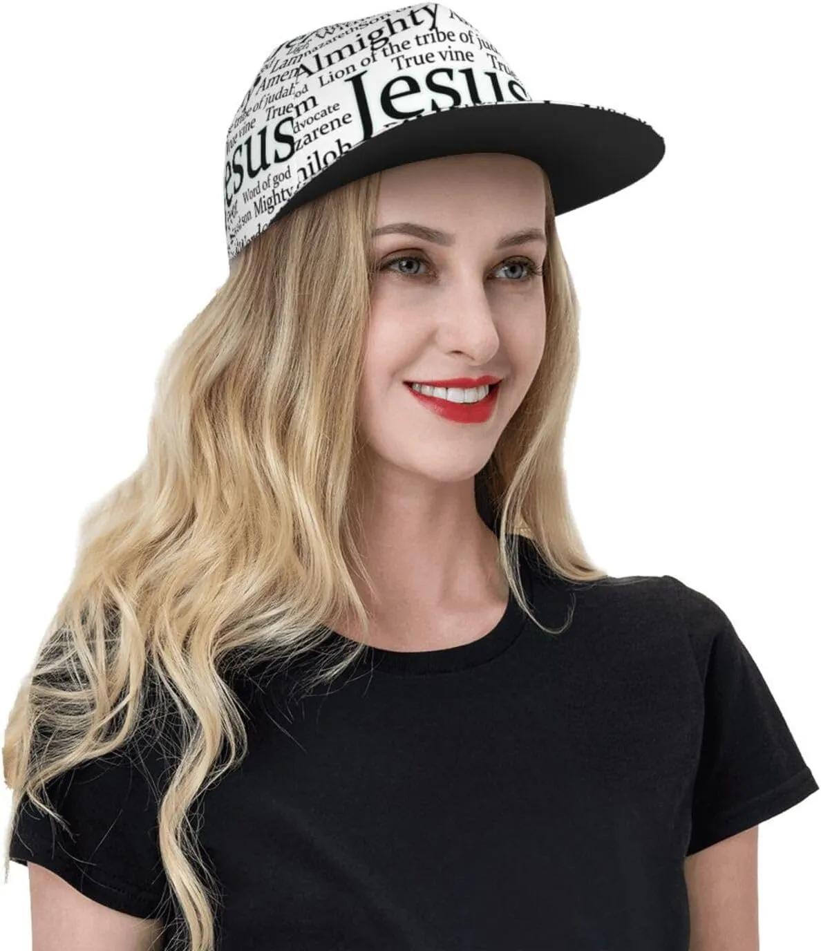 Jesus Baseball Cap for Men Women Adjustable Trucker Hat for Running Sports Hiking Beach