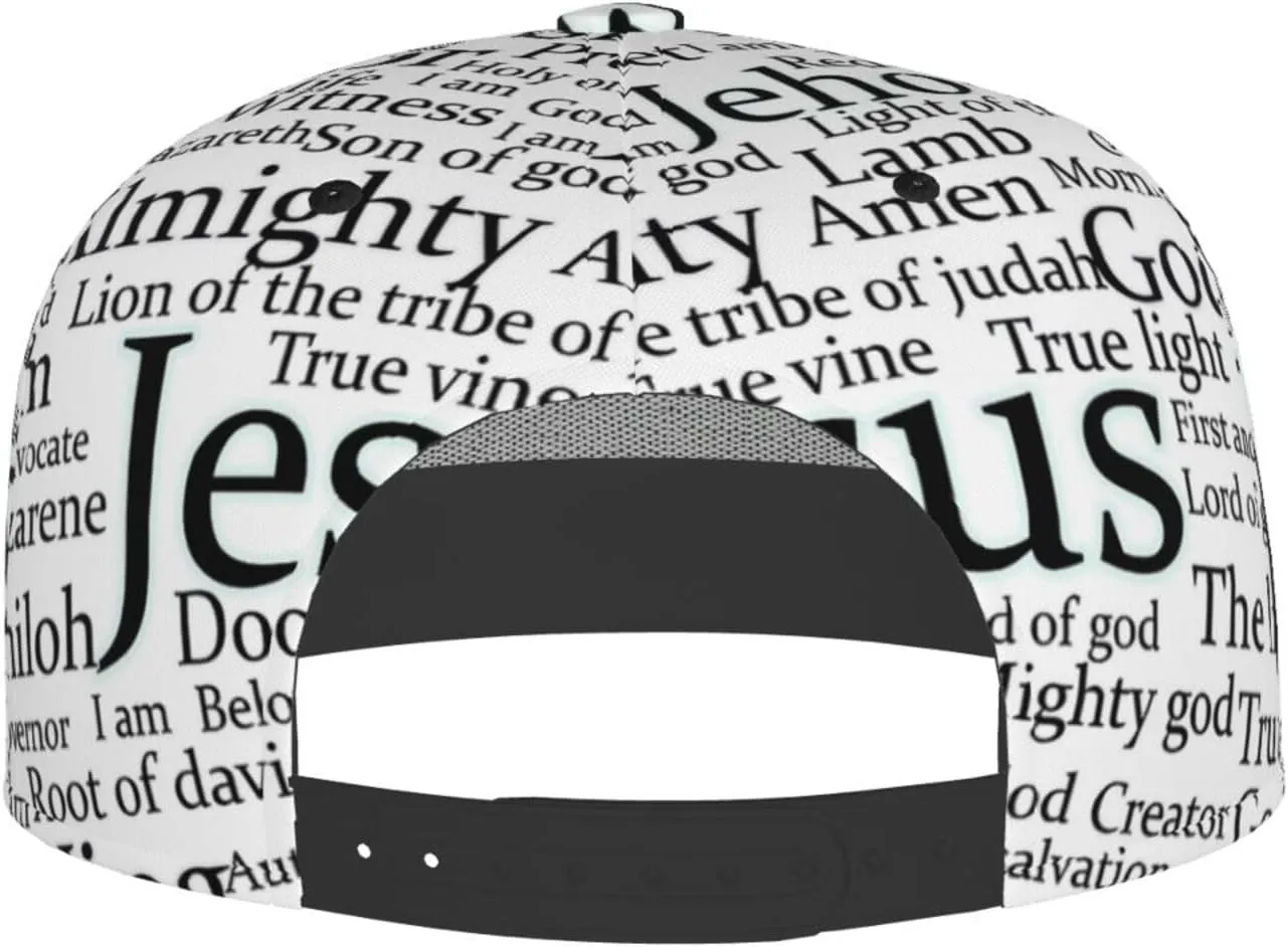 Jesus Baseball Cap for Men Women Adjustable Trucker Hat for Running Sports Hiking Beach