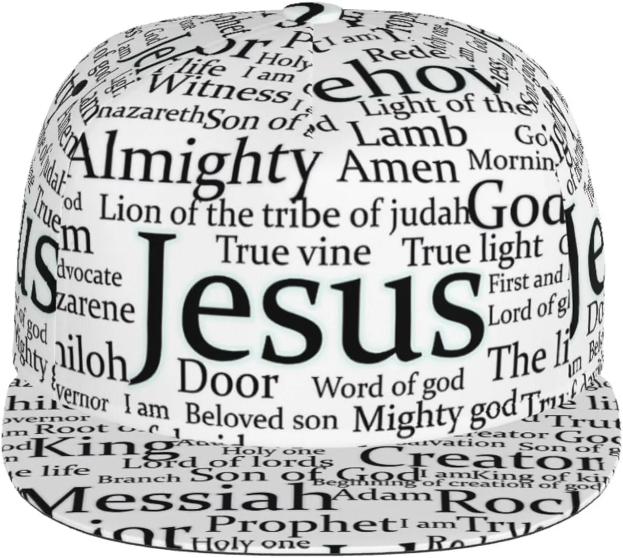 Jesus Baseball Cap for Men Women Adjustable Trucker Hat for Running Sports Hiking Beach