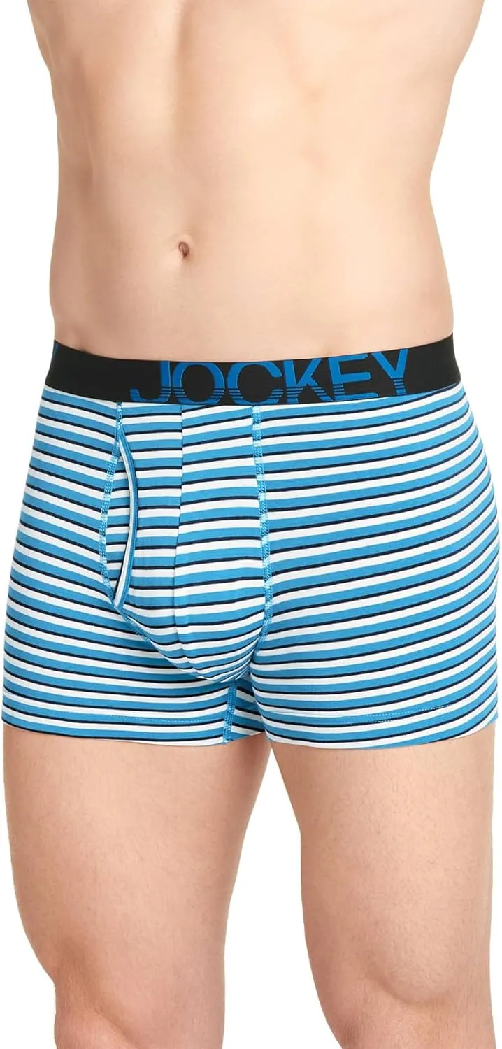 Jockey Men's Underwear ActiveStretch 4" Boxer Brief - 6 Pack
