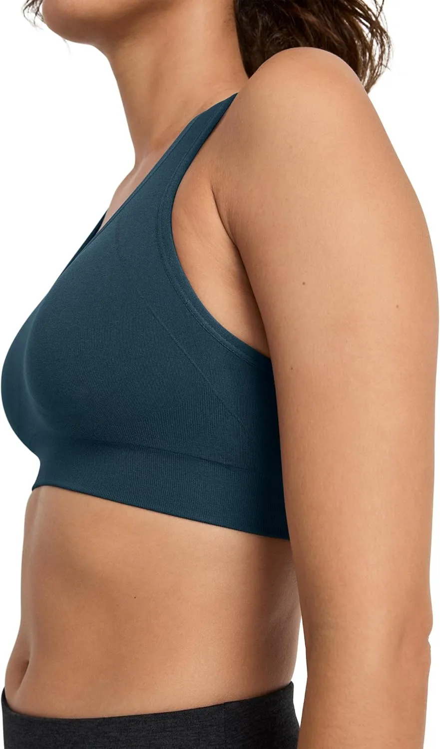 Jockey Women's Bra Seamfree Mid Impact Sports Bra