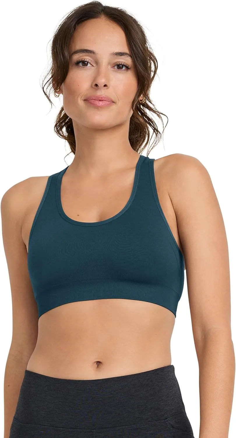 Jockey Women's Bra Seamfree Mid Impact Sports Bra