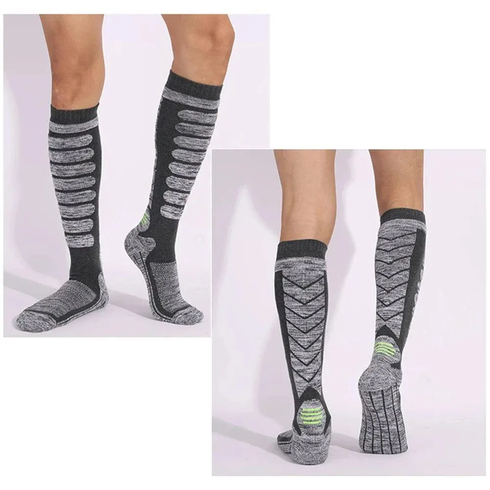 Long Tube Ski Socks Winter Sports Socks Skiing Snowboarding Thermal Knitting Socks for Hiking Climbing