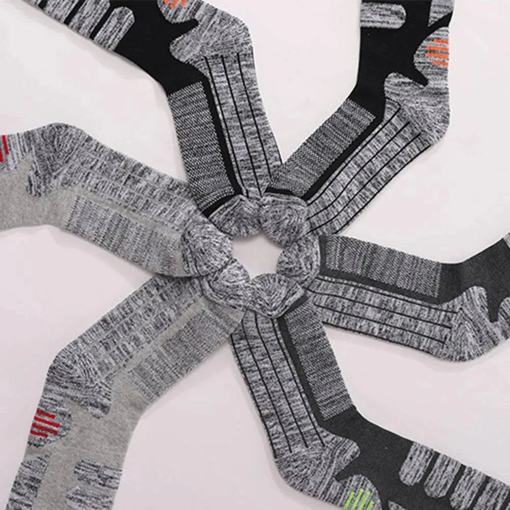 Long Tube Ski Socks Winter Sports Socks Skiing Snowboarding Thermal Knitting Socks for Hiking Climbing