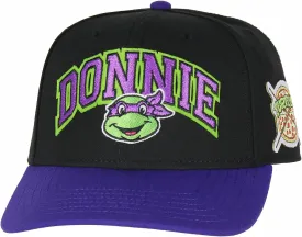 Nickelodeon Mens' Teenage Mutant Ninja Turtles Embroidered Classic Precurve Snapback Hat