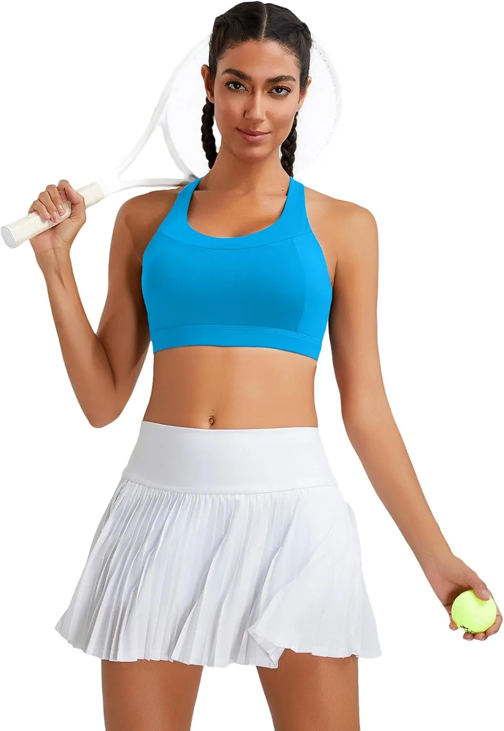 RUNNING GIRL Sports Bras for Women High Support,Racerback Molded Cup High Impact Sports Bra Workout Yoga Bra