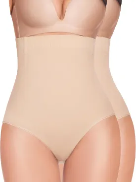 Shapewear Tummy Control Underwear - High Wasited Body Shaper Compression Control Briefs Girdle Panty for Women