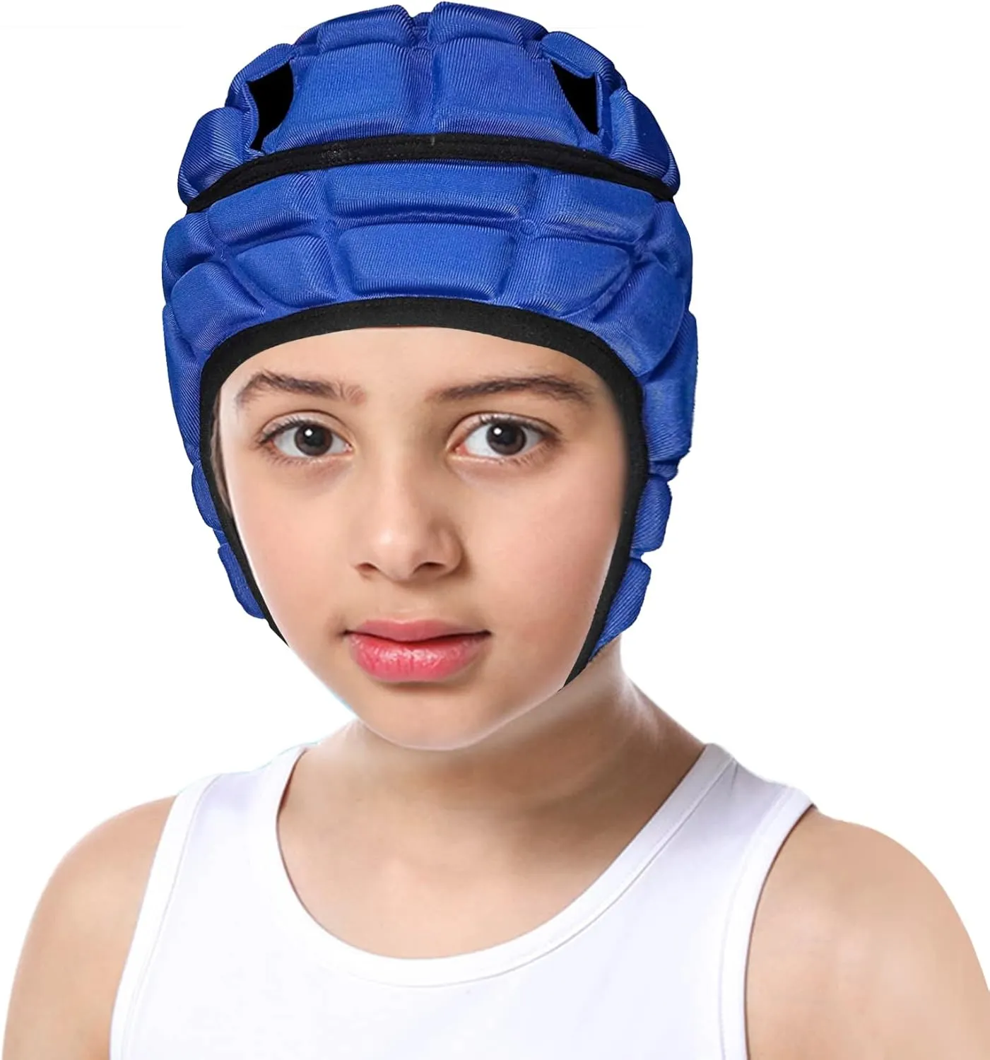 Soft Padded Rugby Helmet 7v7 Flag Football Headgear Sports Protective Headgear for Kids Youth Hockey Roller Skating
