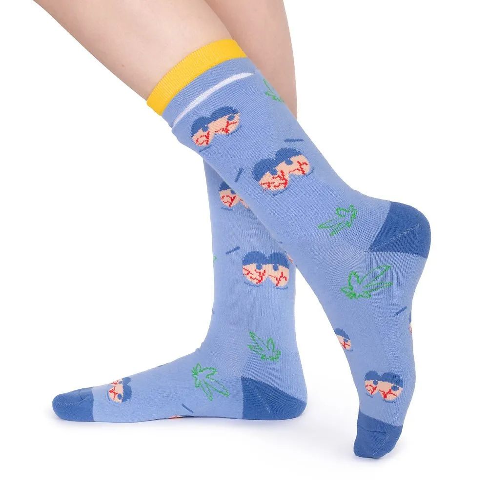 South Park Towelie Stoned Eyes Socks with Pocket