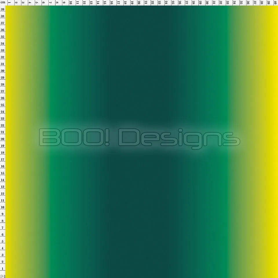 Spandex Ombre Green Gold