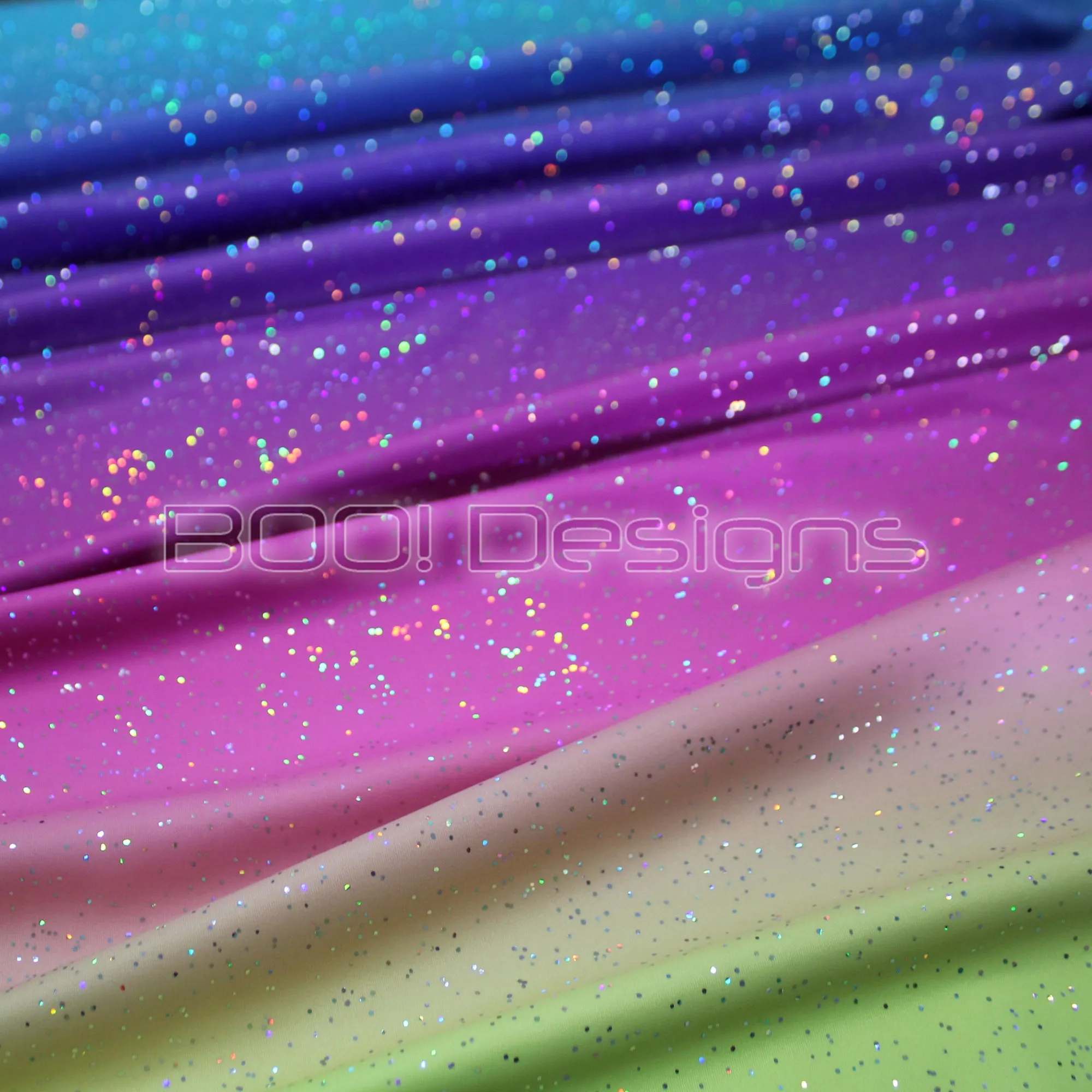 Spandex Ombre Sorbet Lemon - Glitter Galaxy