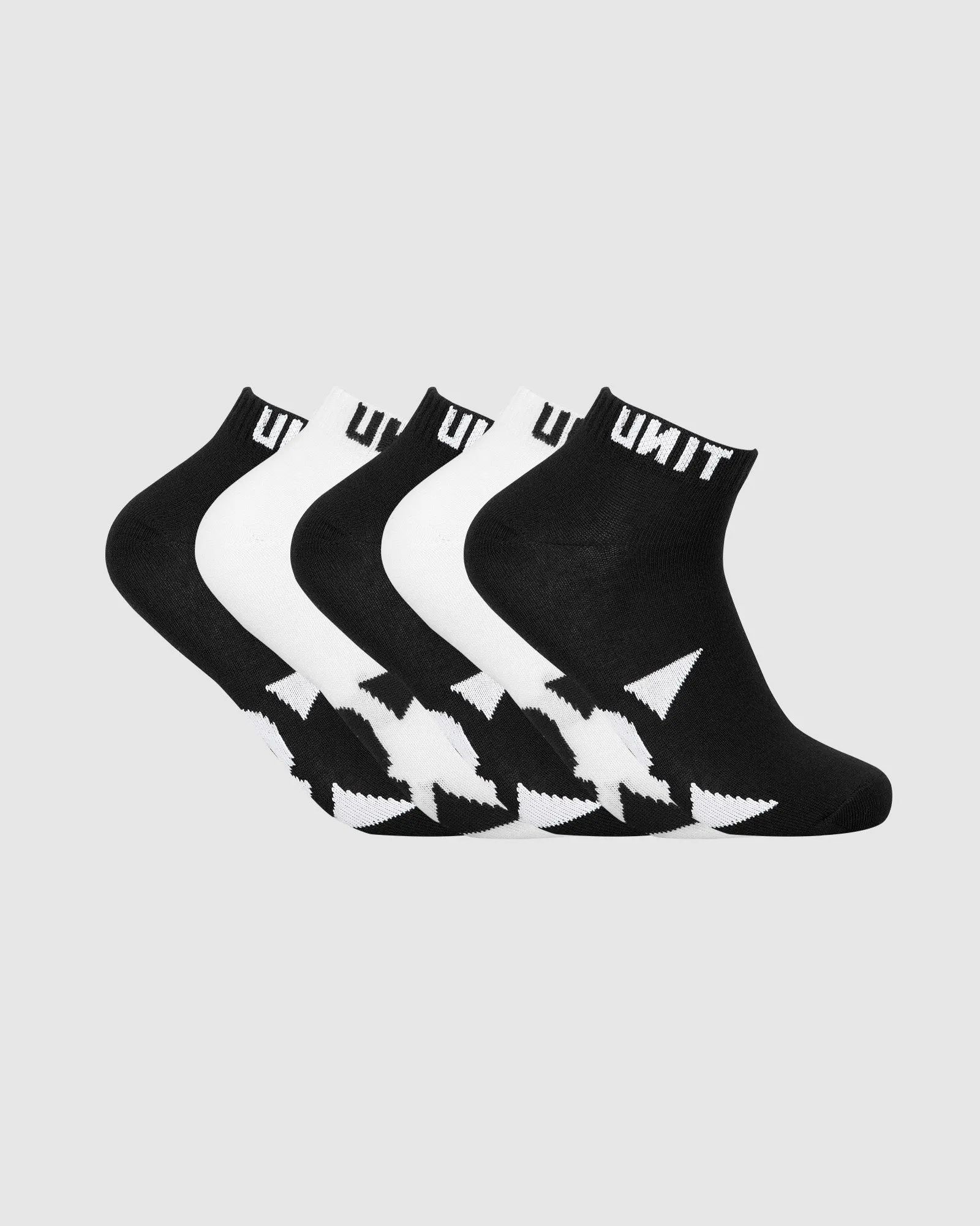 UNIT Lo Lux Premium Soft Socks - Set of 5 Stylish Pairs for Ultimate Comfort