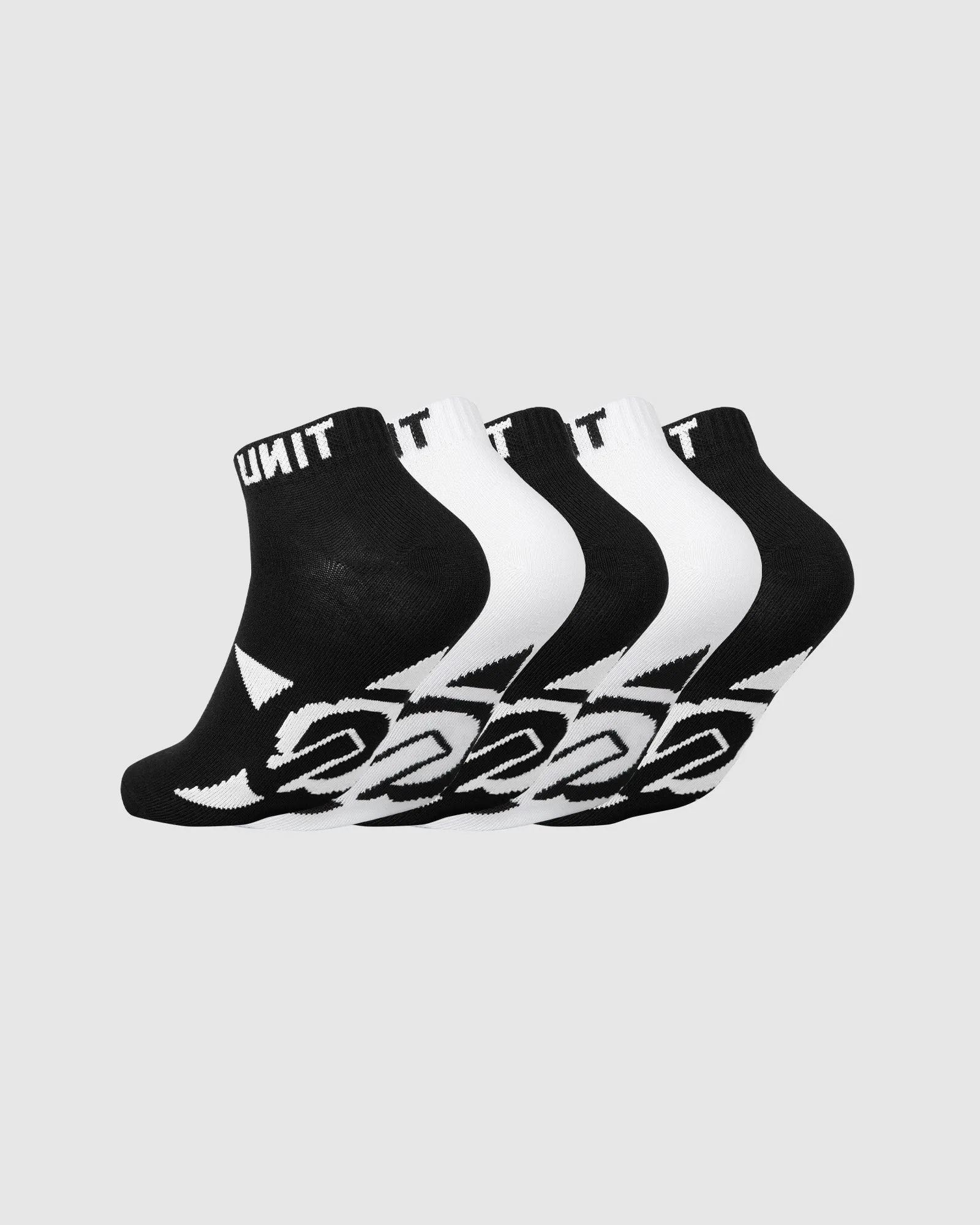 UNIT Lo Lux Premium Soft Socks - Set of 5 Stylish Pairs for Ultimate Comfort