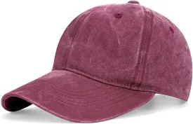 XXL Oversize Washed Denim Hats Baseball Cap for Big Heads Large Pigment Dyed Dad Hat Low Profile Sports Caps 23.5"-25.5"